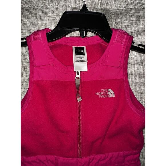 The North Face Girls Bibs PINK Snow Ski Toddler Hyvent Insulated EZ Grow 3T‎ - Picture 3 of 13